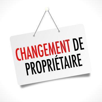 Changement de propriétaire